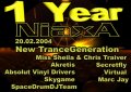 1 Year Niaxa - New Trance Generation - Flyer