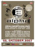 Pioneer Alpha Festival 2007 - Flyer