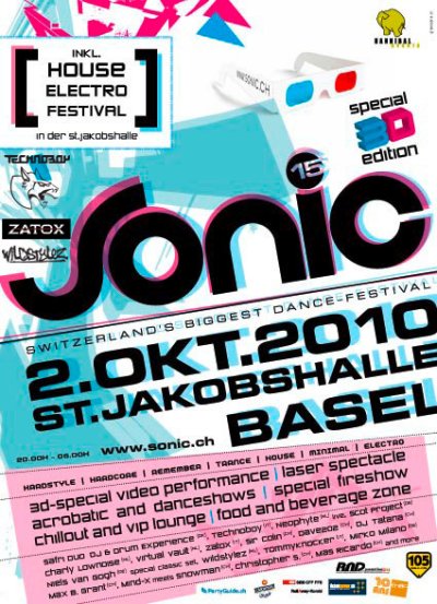 Sonic 15 - 3D Edition - Flyer